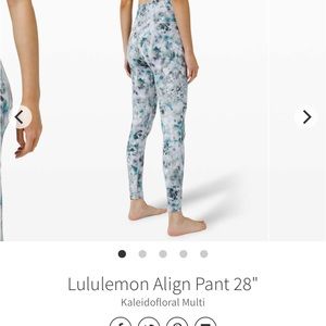 Lululemon Align 28” Kaleidofloral Multi